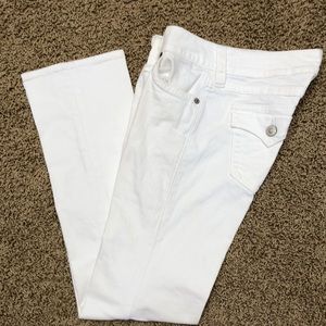 True Religion women’s sz 29 white Billy jeans